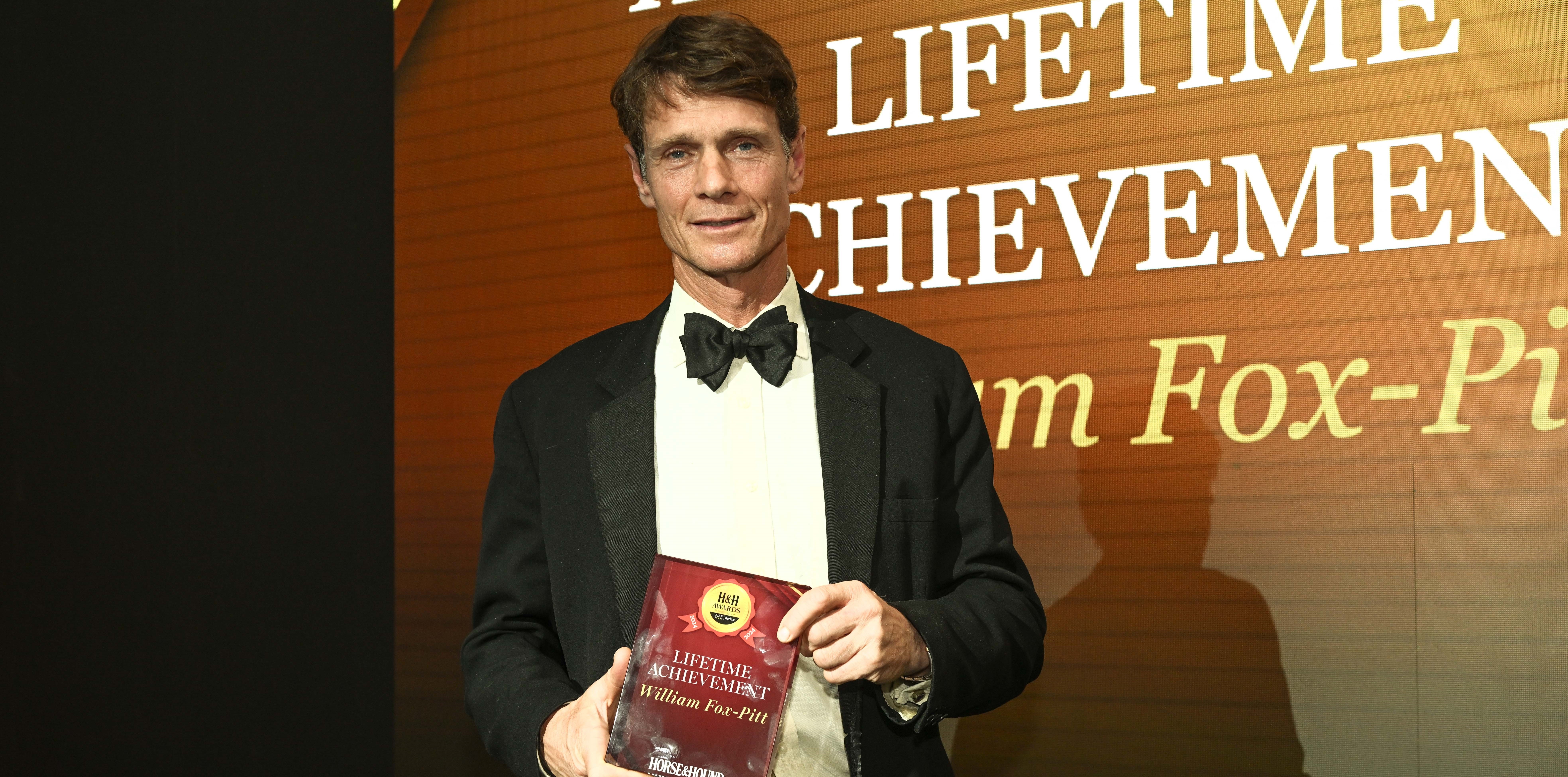 WILLIAM FOX-PITT HONOURED WITH LIFETIME ACHIEVEMENT AWARD AT HORSE & HOUND AWARDS 2024 IN PARTNERSHIP WITH NAF AND AGRIA