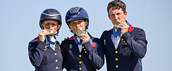 Team GB win eventing gold at Paris 2024, while Laura Collett takes individual bronze