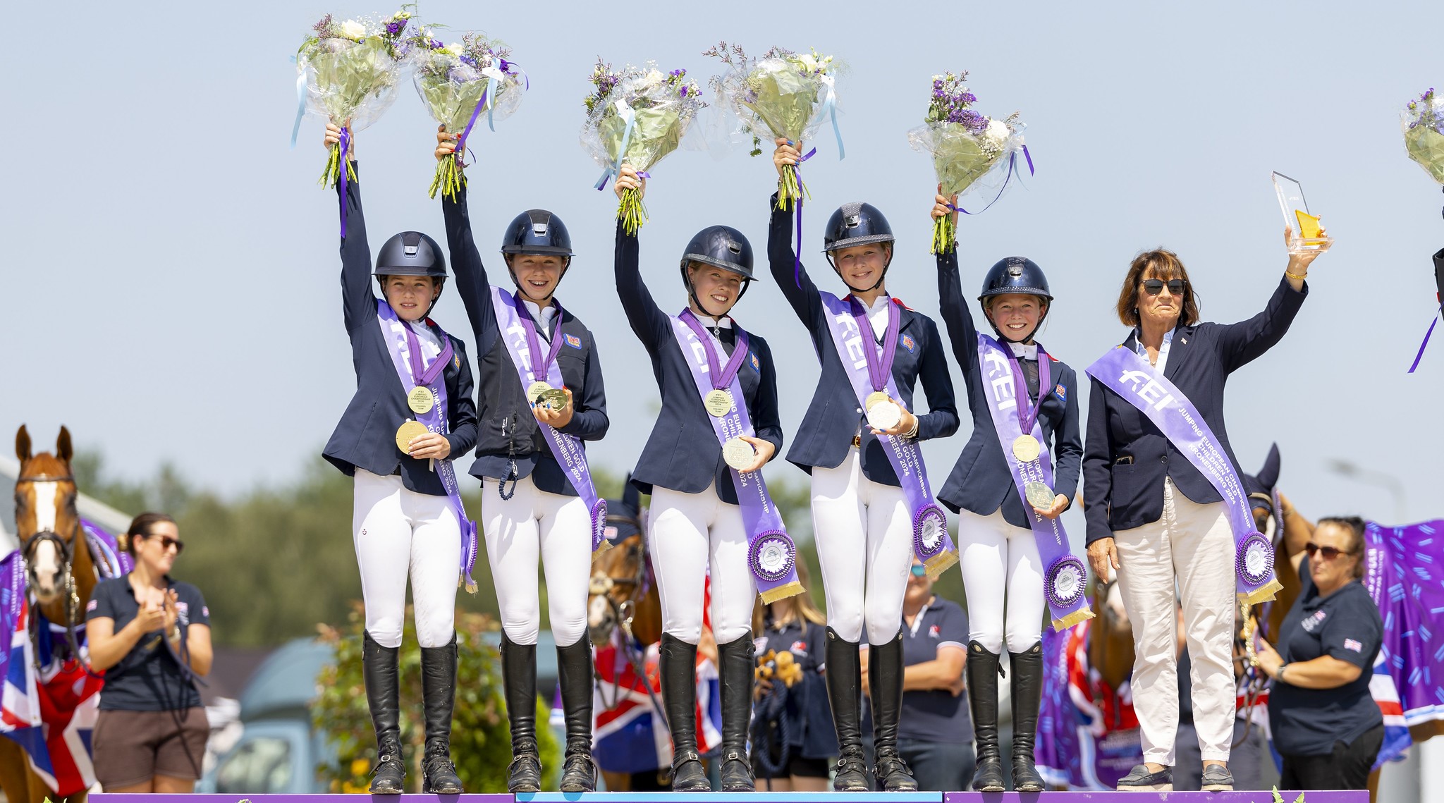 Success across the board for Britain’s youth teams at the FEI European Championships