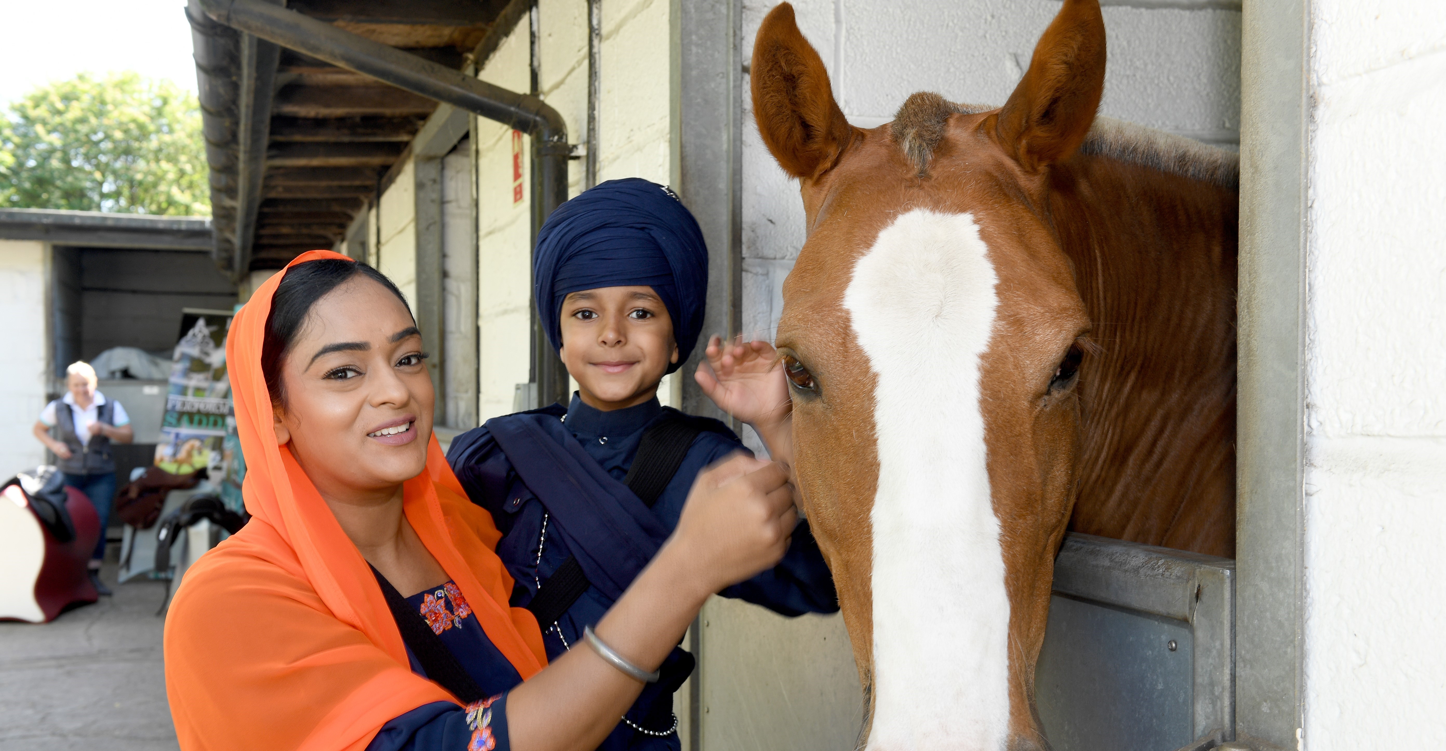 BHS welcomes the Sikh Community to Bourne Vale Stables